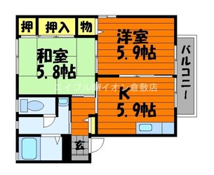 ノースヴェレッジⅡ　A棟の物件間取画像